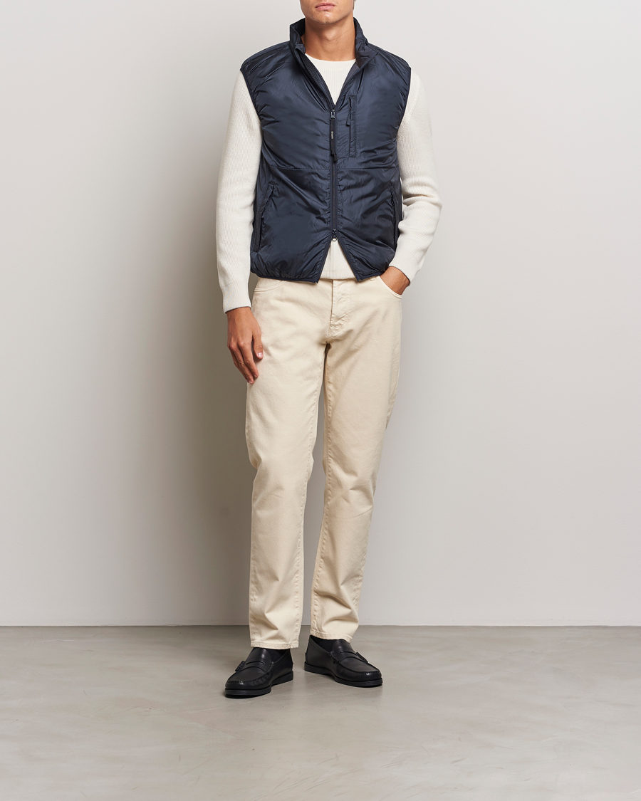 Homme | Pantalons | Incotex | 5-Pocket Bull Denim Pants Off White