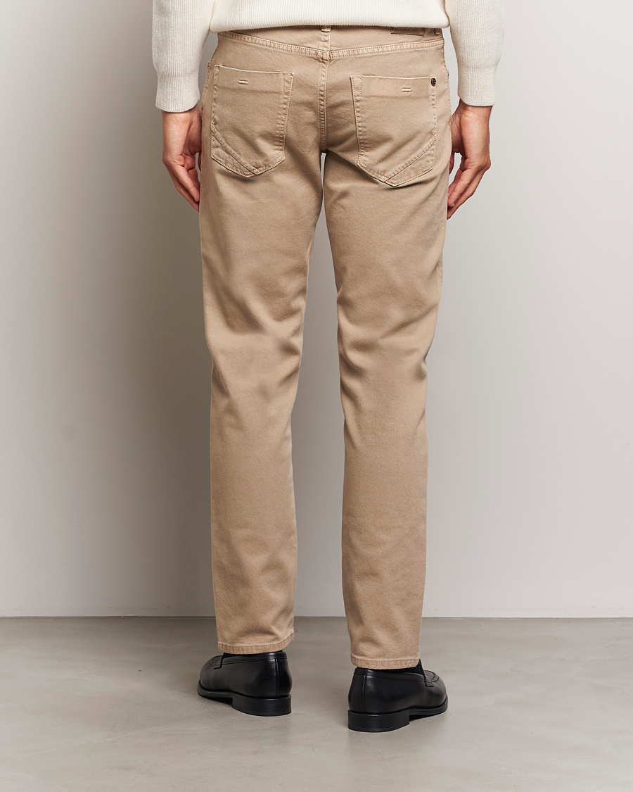 Homme | Pantalons | Incotex | 5-Pocket Bull Denim Pants Beige