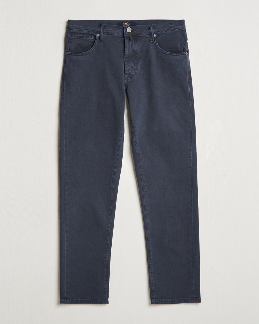 Homme | Pantalons | Incotex | 5-Pocket Bull Denim Pants Navy