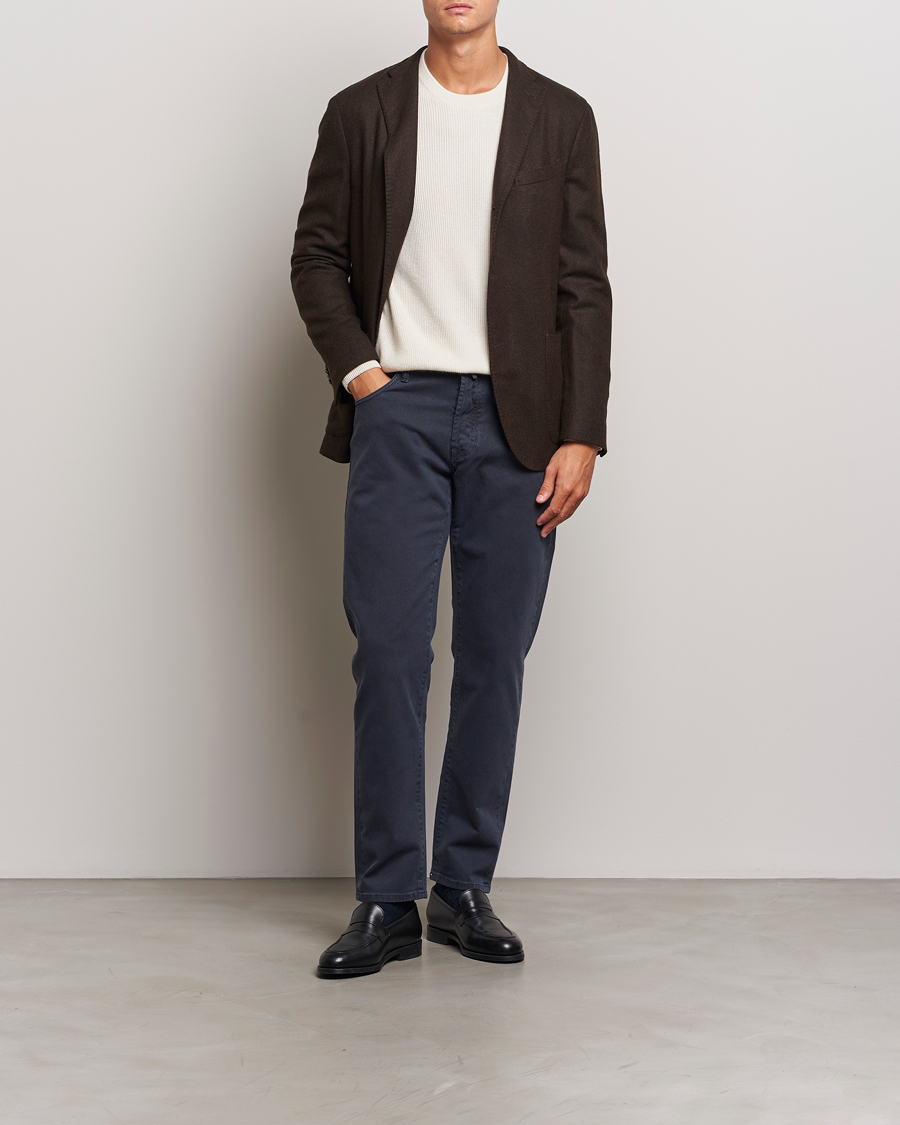 Homme | Pantalons | Incotex | 5-Pocket Bull Denim Pants Navy