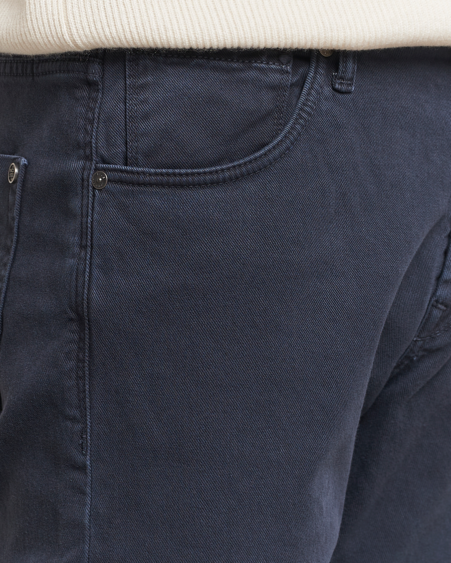 Homme | Pantalons | Incotex | 5-Pocket Bull Denim Pants Navy