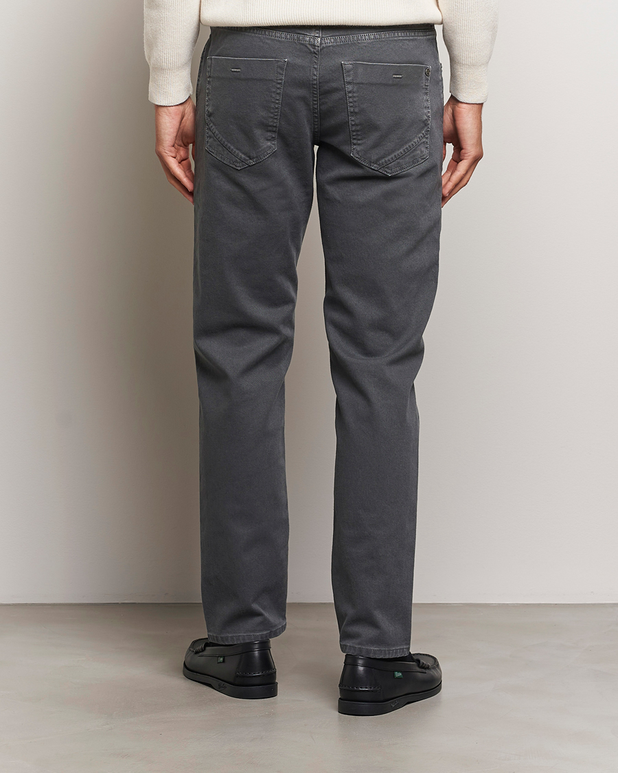 Homme | Pantalons | Incotex | 5-Pocket Bull Denim Pants Dark Grey