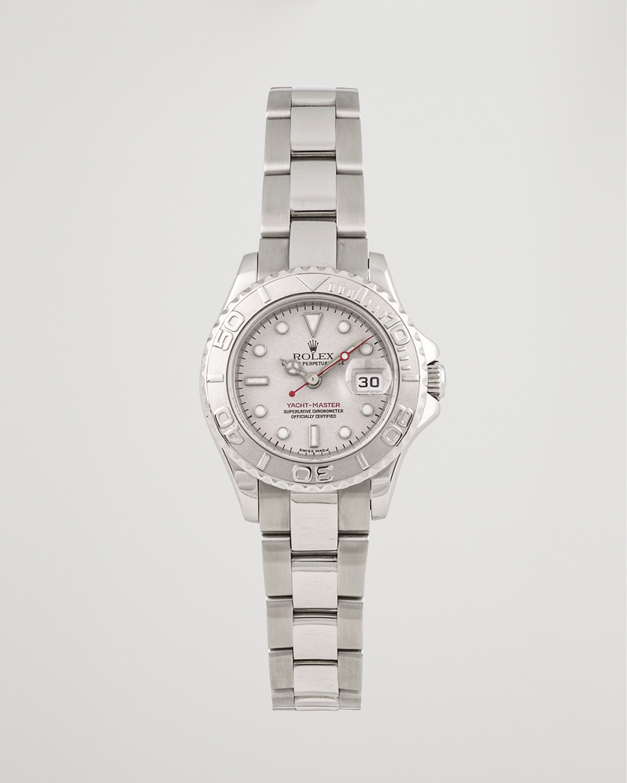 Homme | Rolex Pre-Owned Yachtmaster 169622 Silver | Rolex Pre-Owned | Yachtmaster 169622 Silver