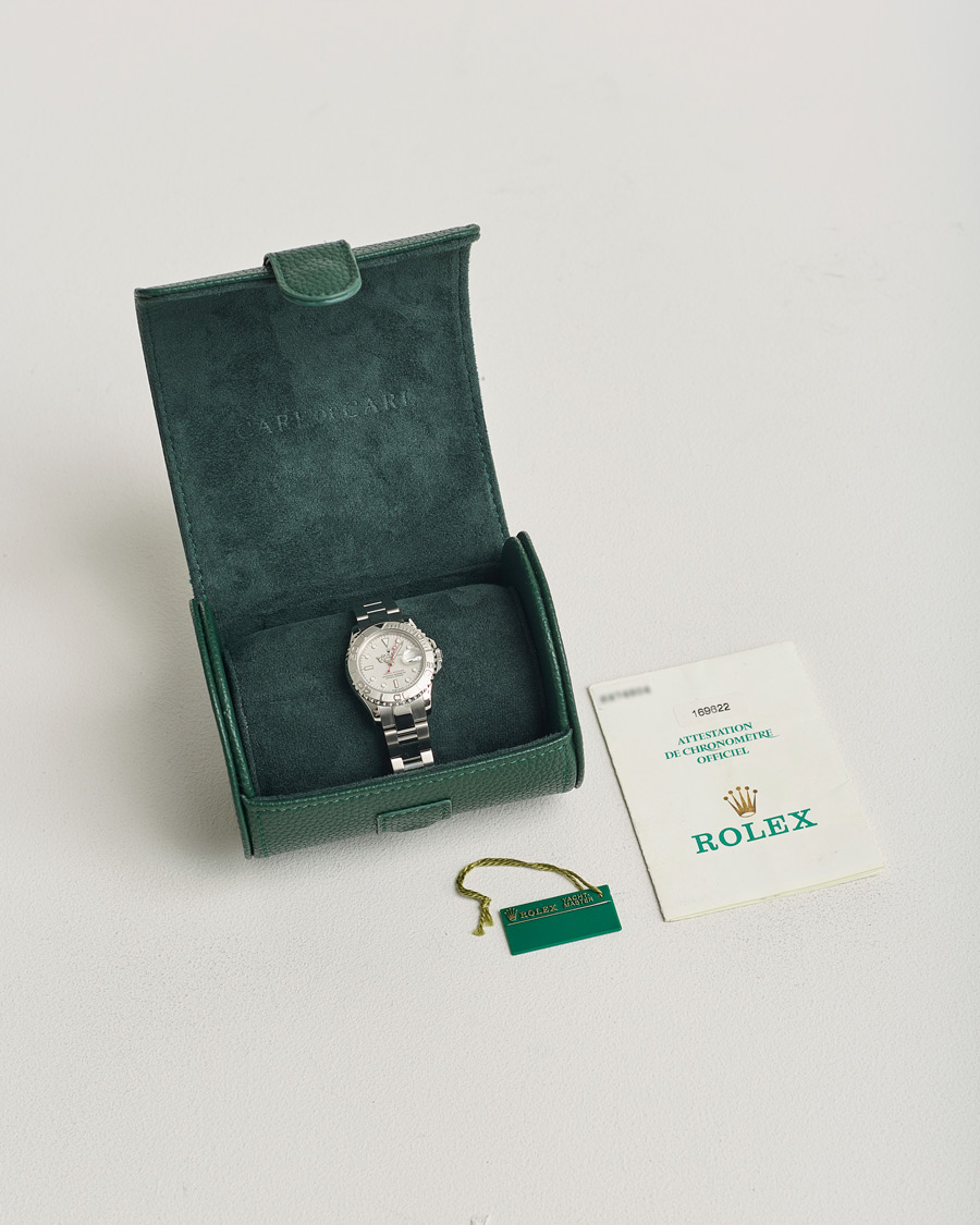 Homme | Rolex Pre-Owned Yachtmaster 169622 Silver | Rolex Pre-Owned | Yachtmaster 169622 Silver