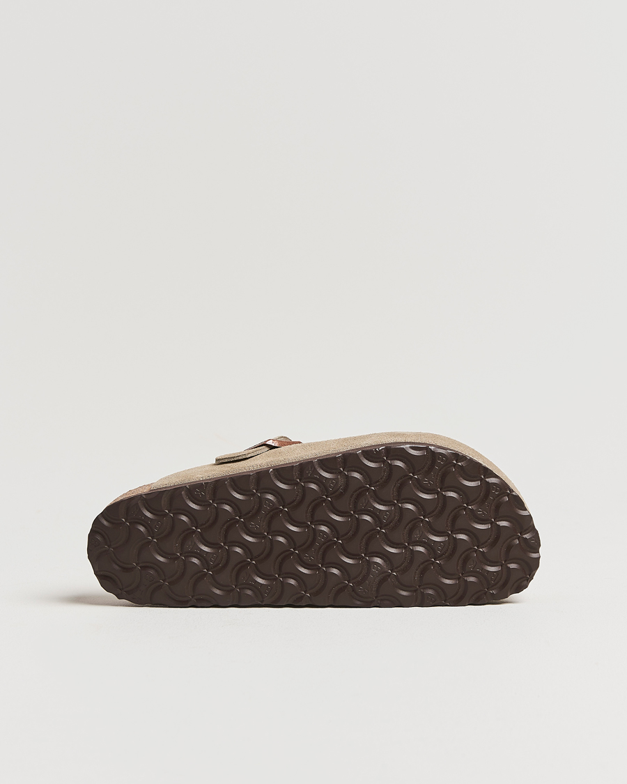 Homme | Sandales Et Mules | BIRKENSTOCK | Woman Boston Soft Footbed Taupe Suede