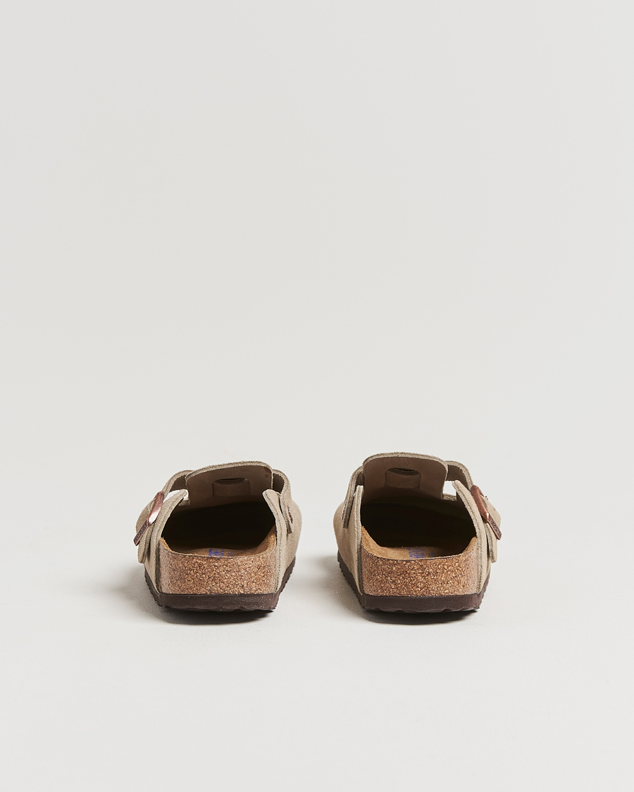 Homme | Sandales Et Mules | BIRKENSTOCK | Woman Boston Soft Footbed Taupe Suede