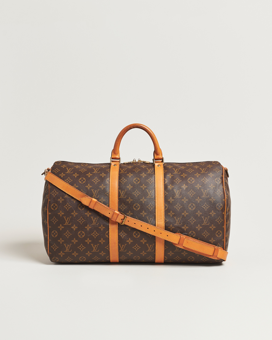 Homme | Louis Vuitton Pre-Owned Keepall Bandoulière 50 Monogram | Louis Vuitton Pre-Owned | Keepall Bandoulière 50 Monogram