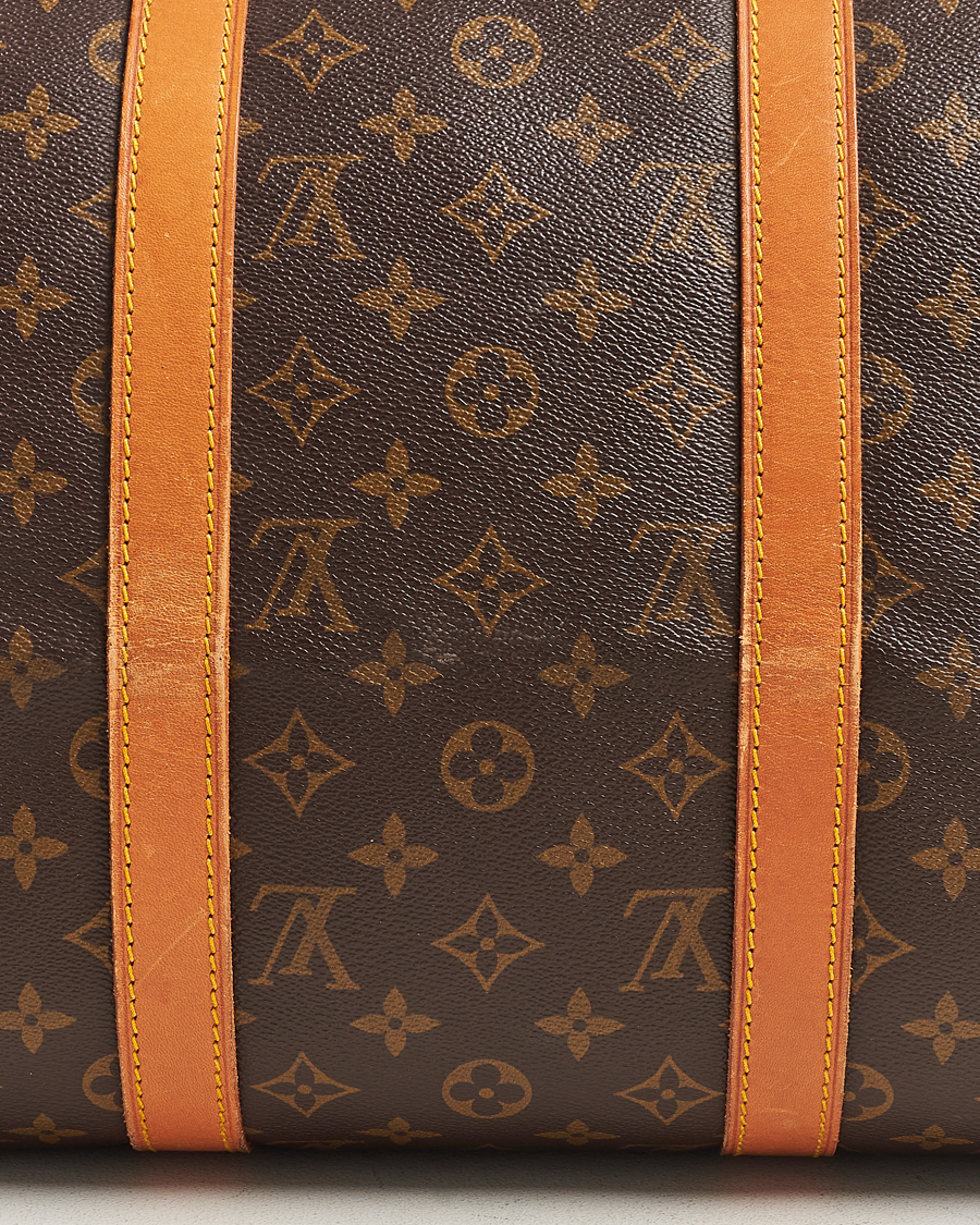 Homme | Louis Vuitton Pre-Owned Keepall Bandoulière 50 Monogram | Louis Vuitton Pre-Owned | Keepall Bandoulière 50 Monogram