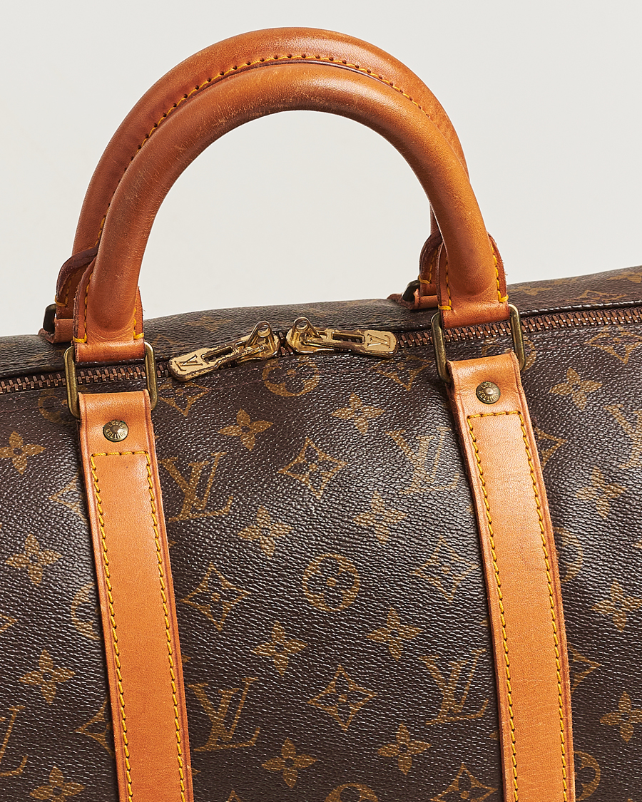 Homme | Louis Vuitton Pre-Owned Keepall Bandoulière 50 Monogram | Louis Vuitton Pre-Owned | Keepall Bandoulière 50 Monogram