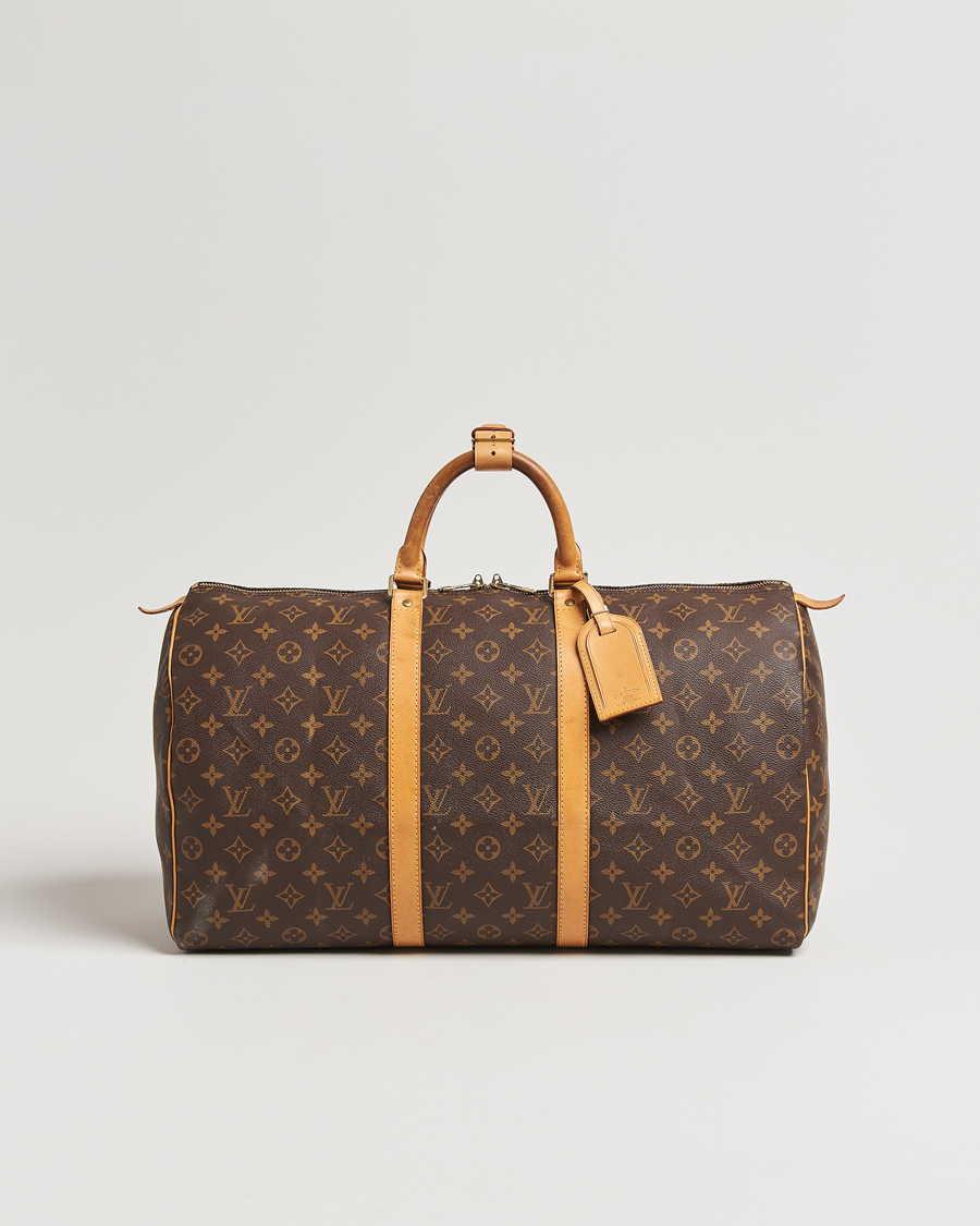 Homme | Louis Vuitton Pre-Owned Keepall 50 Monogram | Louis Vuitton Pre-Owned | Keepall 50 Monogram