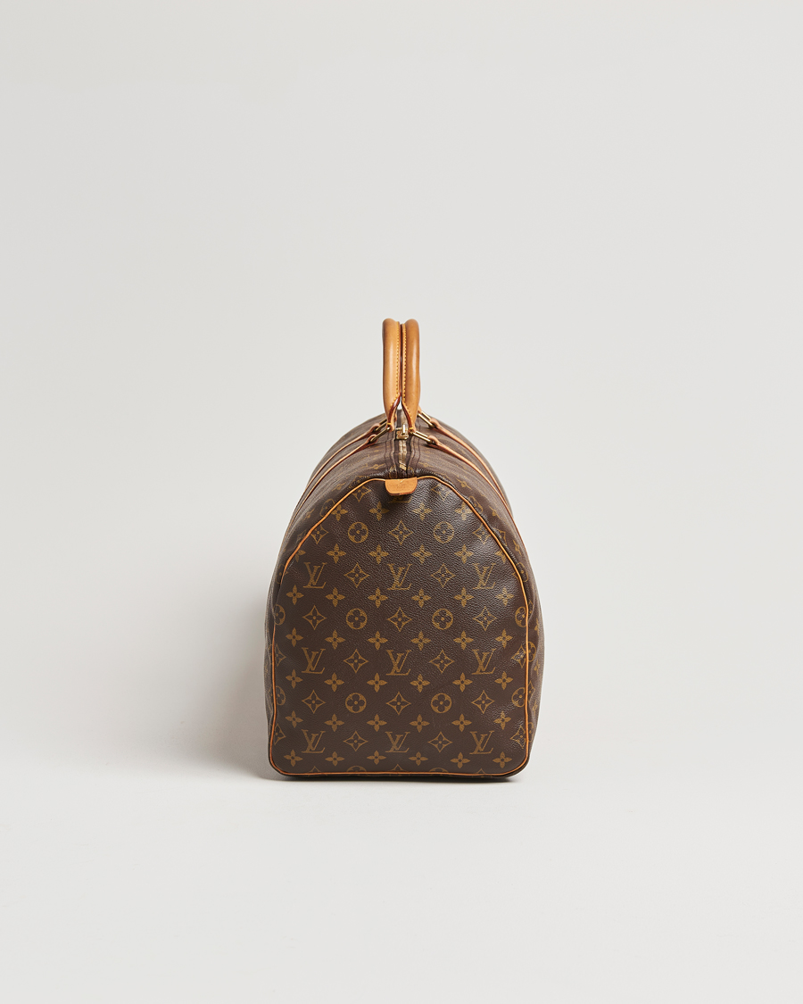 Homme | Louis Vuitton Pre-Owned Keepall 55 Bag Monogram | Louis Vuitton Pre-Owned | Keepall 55 Bag Monogram
