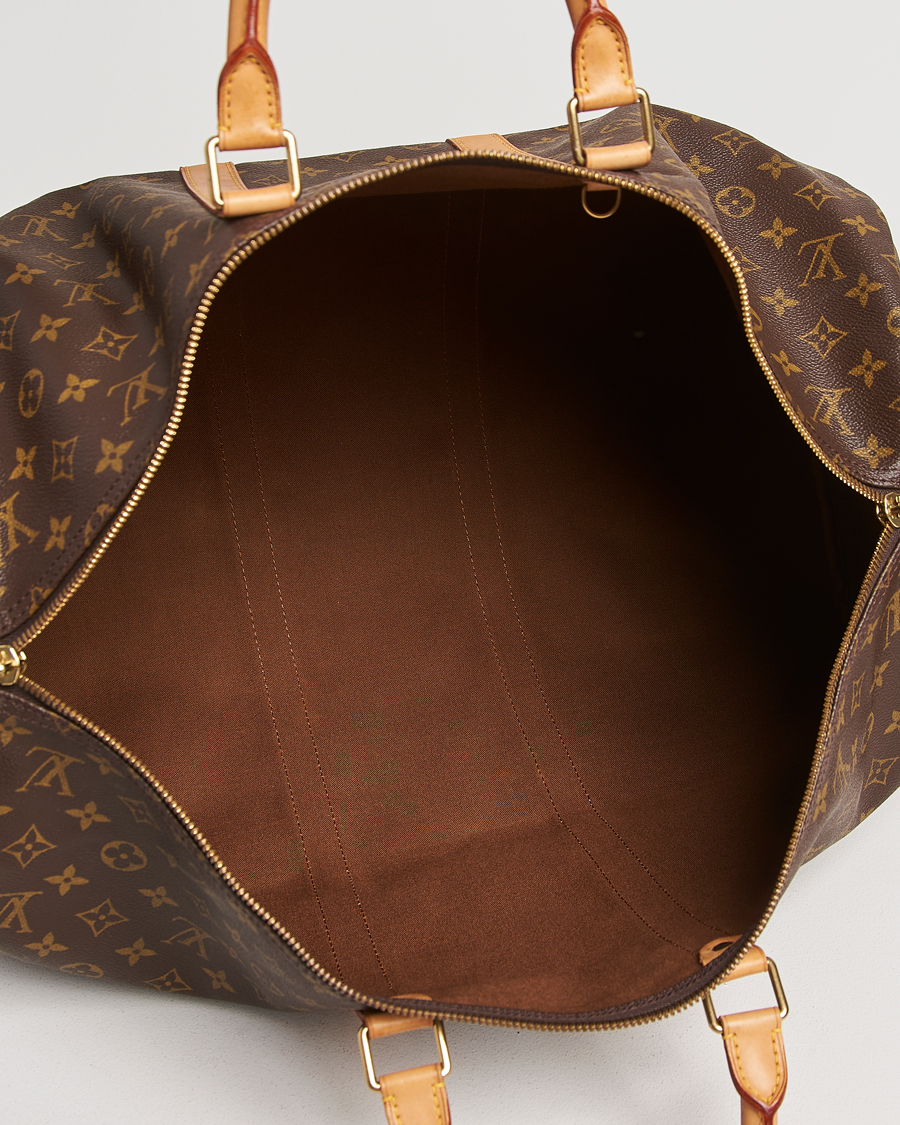 Homme | Louis Vuitton Pre-Owned Keepall 55 Bag Monogram | Louis Vuitton Pre-Owned | Keepall 55 Bag Monogram