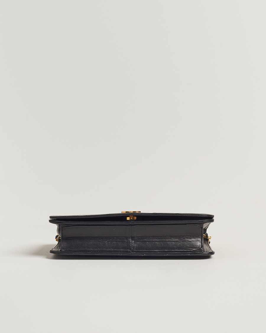 Homme | Chanel Pre-Owned Single Full Flap Bag Black Lambskin | Chanel Pre-Owned | Single Full Flap Bag Black Lambskin