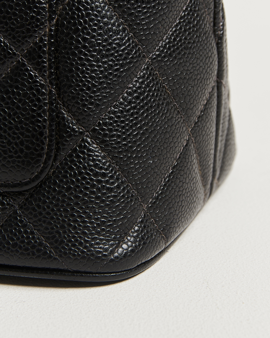 Homme | Chanel Pre-Owned Médallion Tote Bag Black Caviar | Chanel Pre-Owned | Médallion Tote Bag Black Caviar