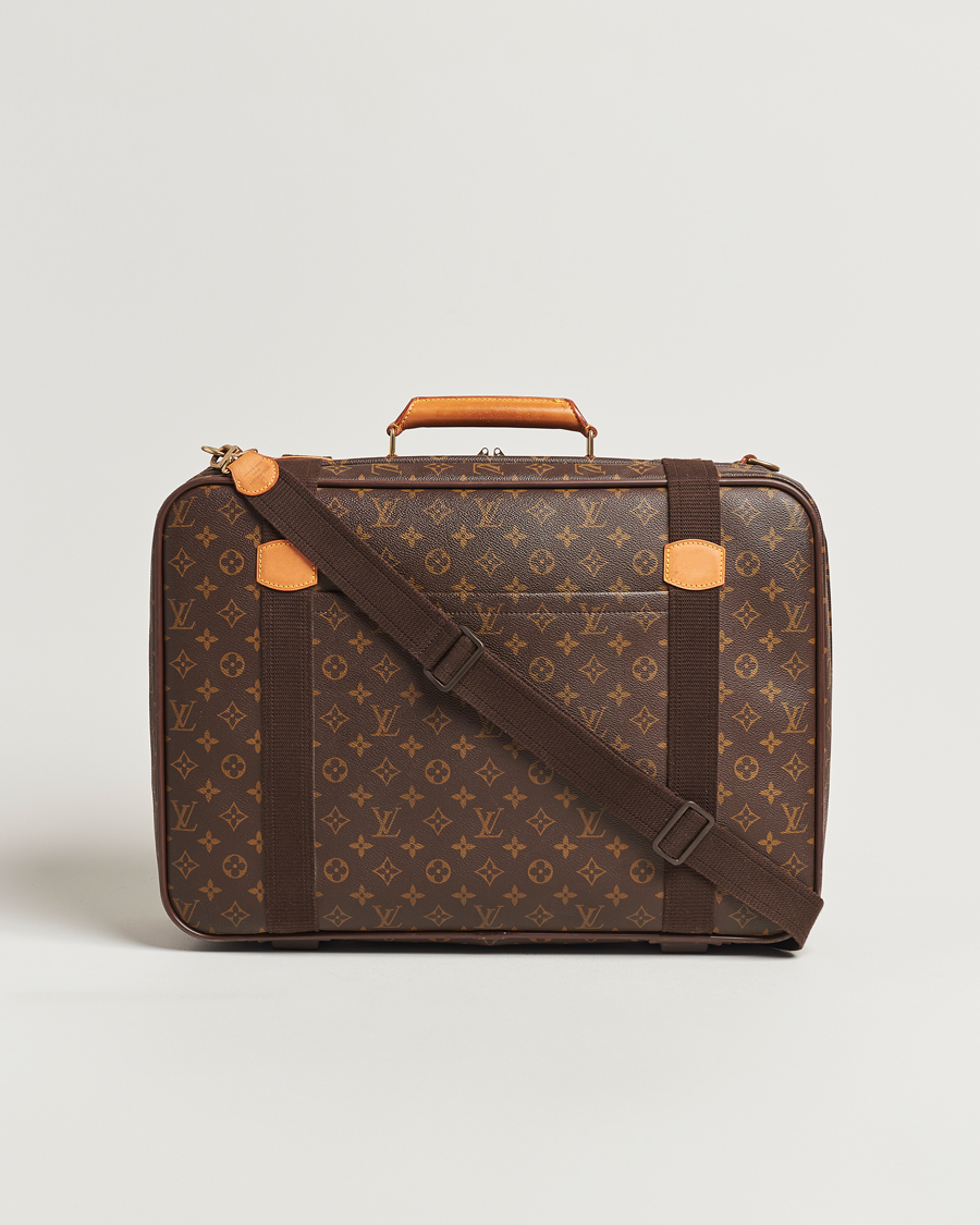 Homme | Louis Vuitton Pre-Owned Satellite Suitcase 53 Monogram | Louis Vuitton Pre-Owned | Satellite Suitcase 53 Monogram