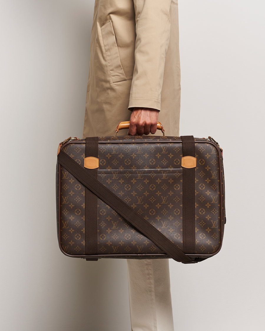 Homme | Louis Vuitton Pre-Owned Satellite Suitcase 53 Monogram | Louis Vuitton Pre-Owned | Satellite Suitcase 53 Monogram