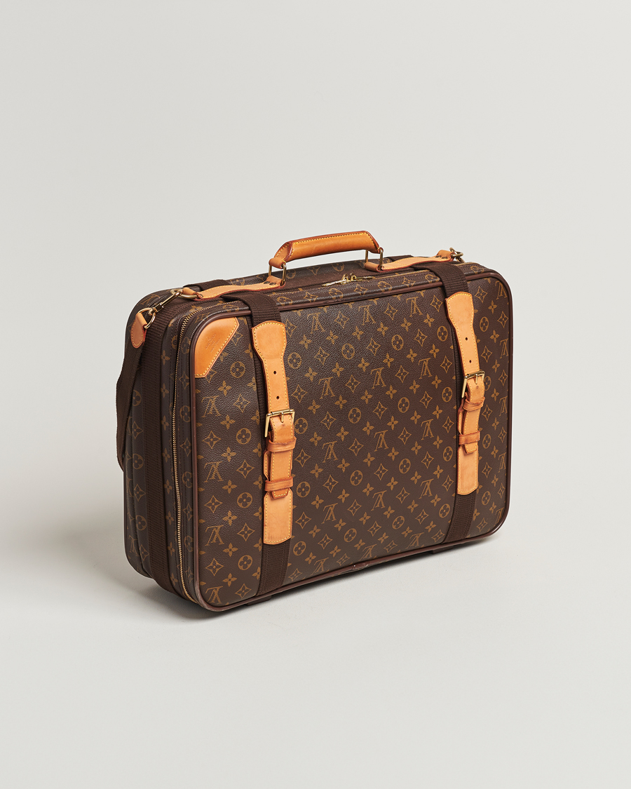 Homme | Louis Vuitton Pre-Owned Satellite Suitcase 53 Monogram | Louis Vuitton Pre-Owned | Satellite Suitcase 53 Monogram