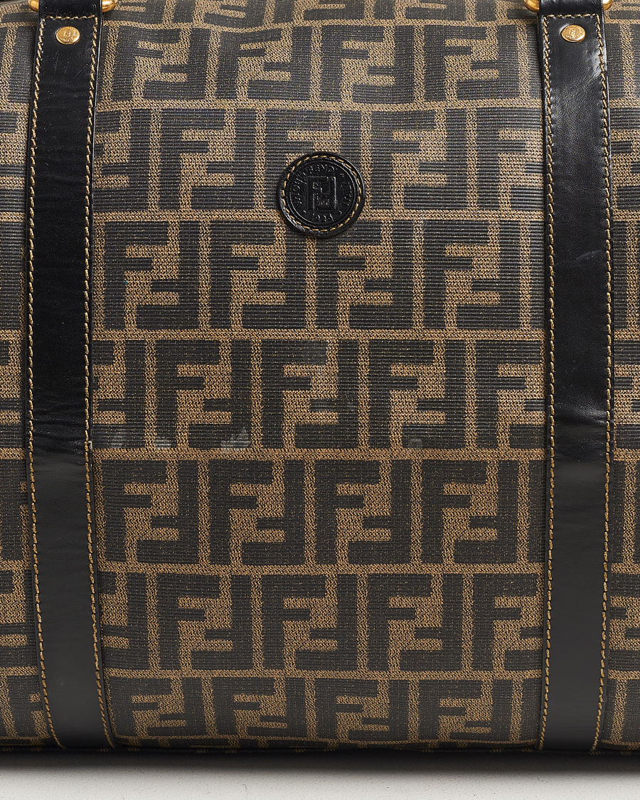 Homme | Fendi Pre-Owned Boston Duffle Bag Zucca Pattern | Fendi Pre-Owned | Boston Duffle Bag Zucca Pattern