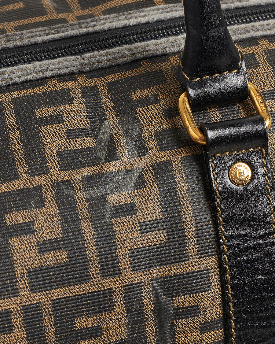 Homme | Fendi Pre-Owned Boston Duffle Bag Zucca Pattern | Fendi Pre-Owned | Boston Duffle Bag Zucca Pattern