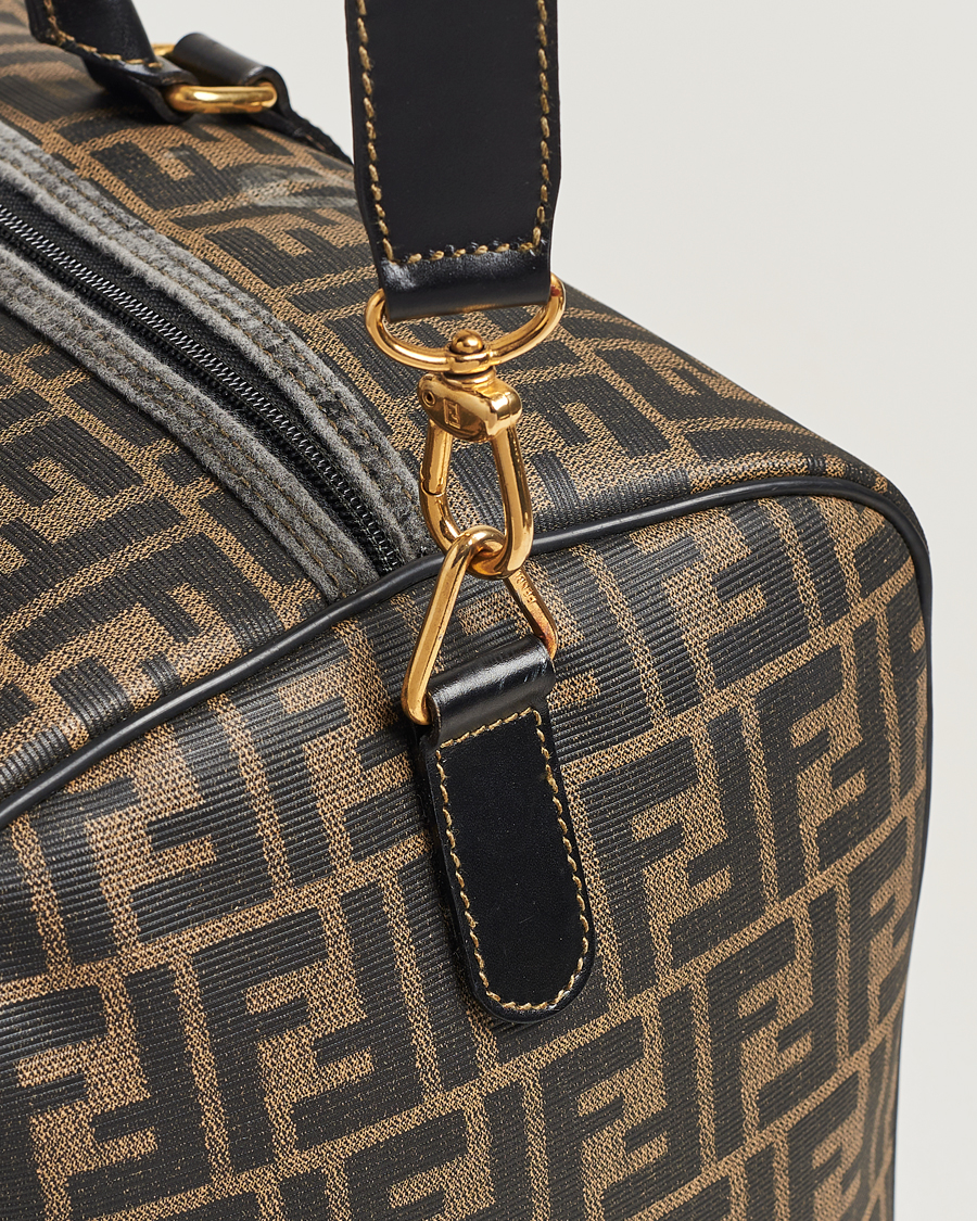 Homme | Fendi Pre-Owned Boston Duffle Bag Zucca Pattern | Fendi Pre-Owned | Boston Duffle Bag Zucca Pattern