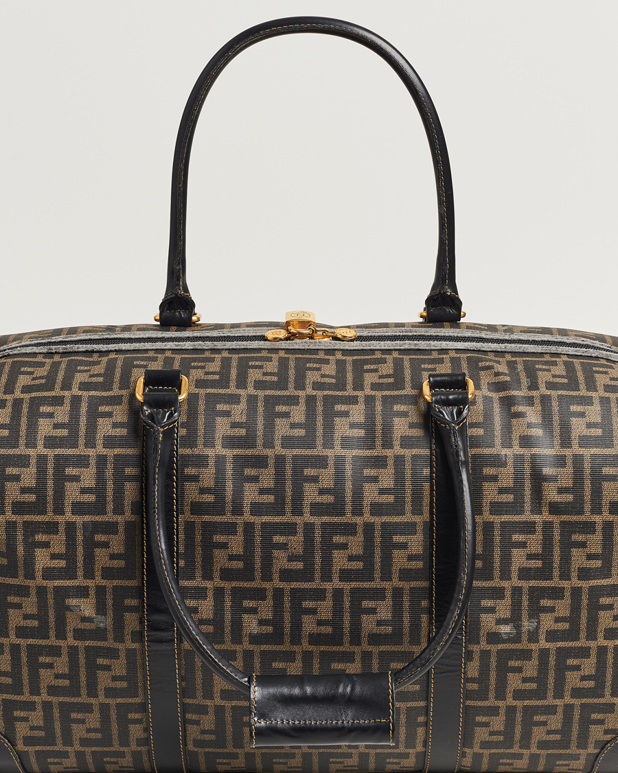 Homme | Fendi Pre-Owned Boston Duffle Bag Zucca Pattern | Fendi Pre-Owned | Boston Duffle Bag Zucca Pattern
