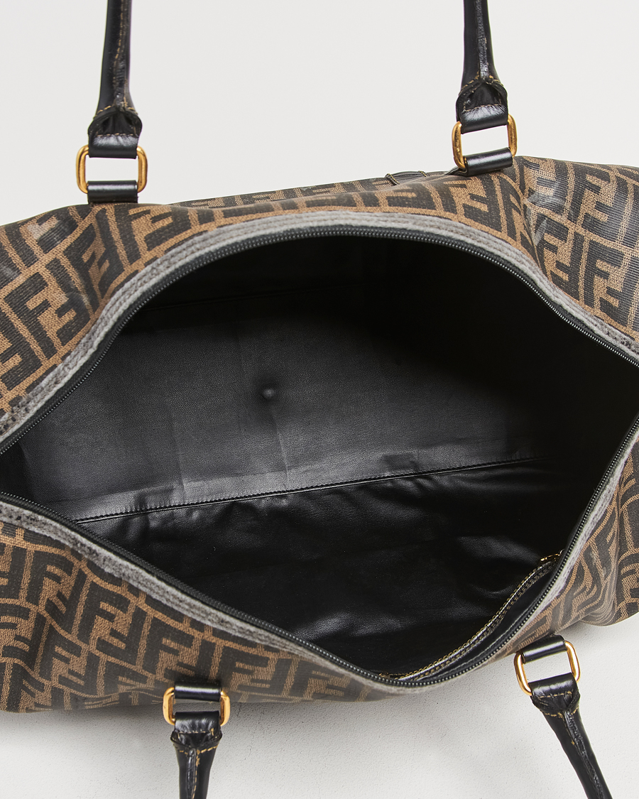Homme | Fendi Pre-Owned Boston Duffle Bag Zucca Pattern | Fendi Pre-Owned | Boston Duffle Bag Zucca Pattern