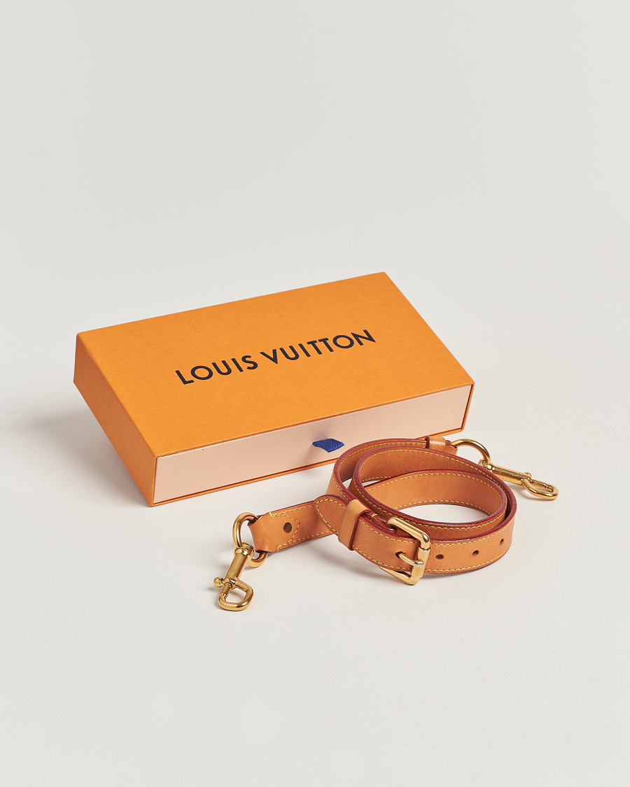 Homme | Louis Vuitton Pre-Owned Vachetta Shoulder Strap | Louis Vuitton Pre-Owned | Vachetta Shoulder Strap
