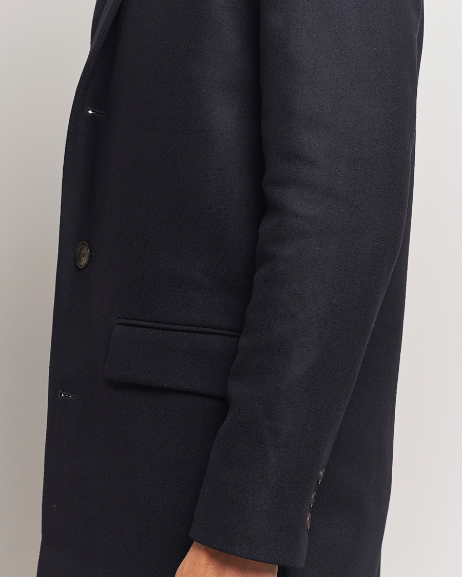 Homme | Manteaux Et Vestes | A.P.C. | Visconti Wool/Cashmere Coat Dark Blue