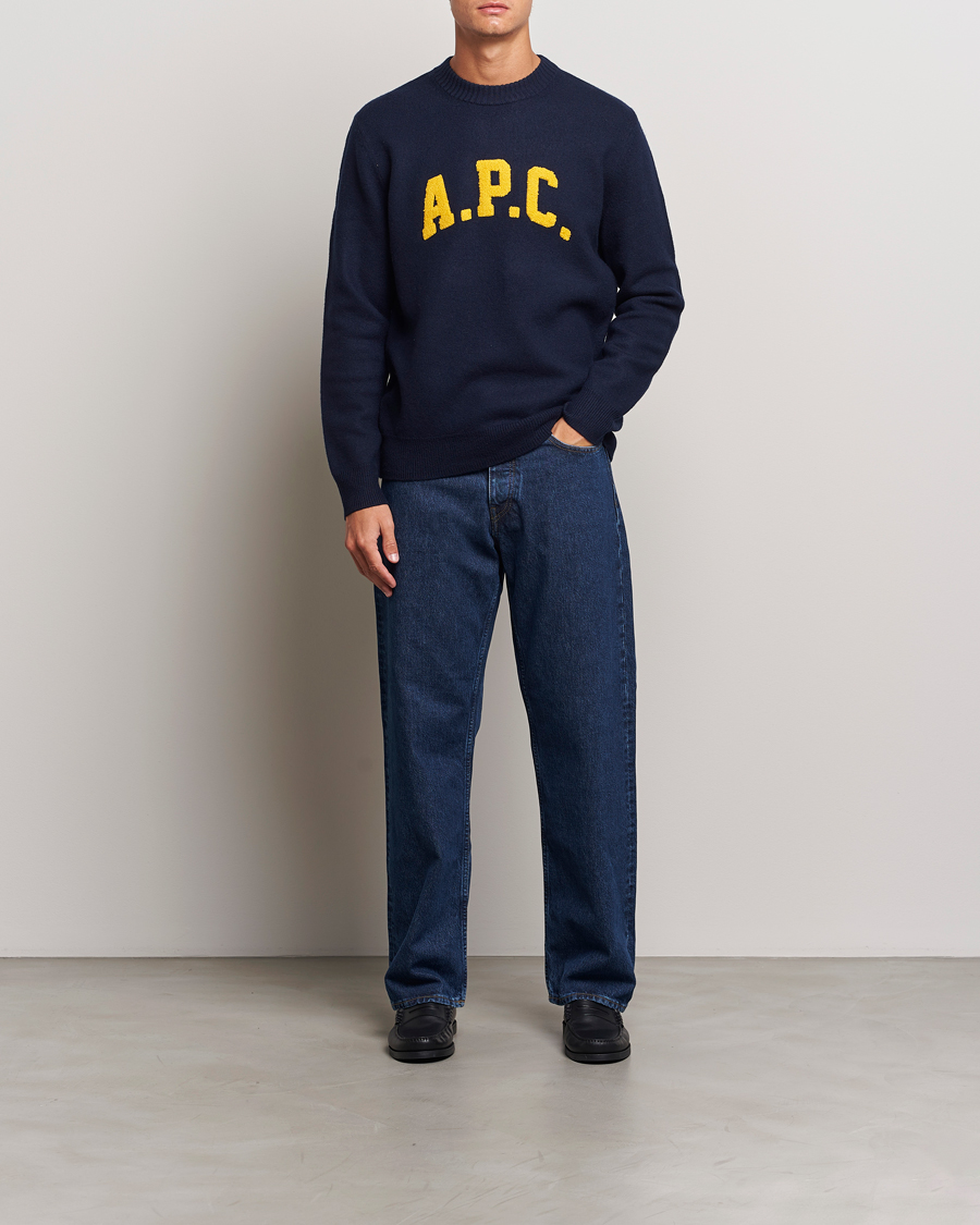 Homme | Pulls Et Tricots | A.P.C. | Joshua Wool Sweater Dark Navy