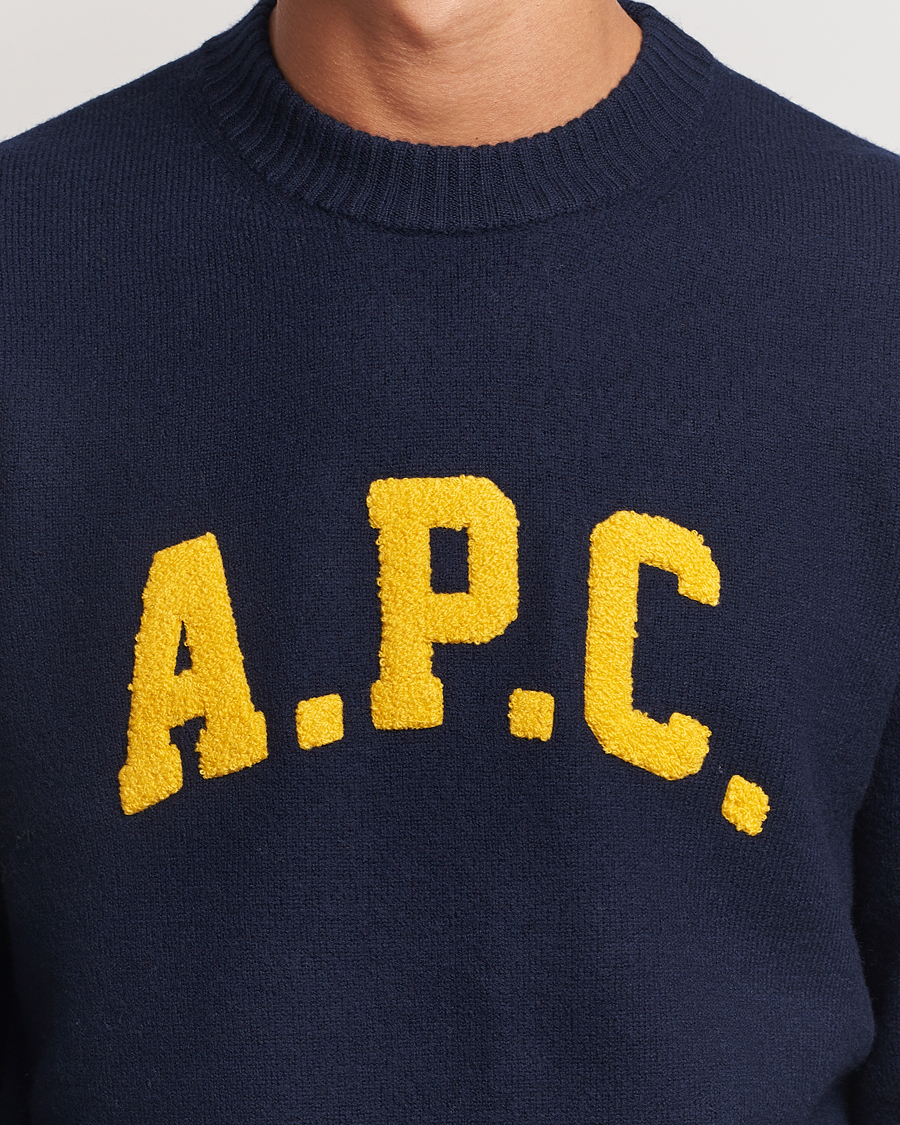 Homme | Pulls Et Tricots | A.P.C. | Joshua Wool Sweater Dark Navy