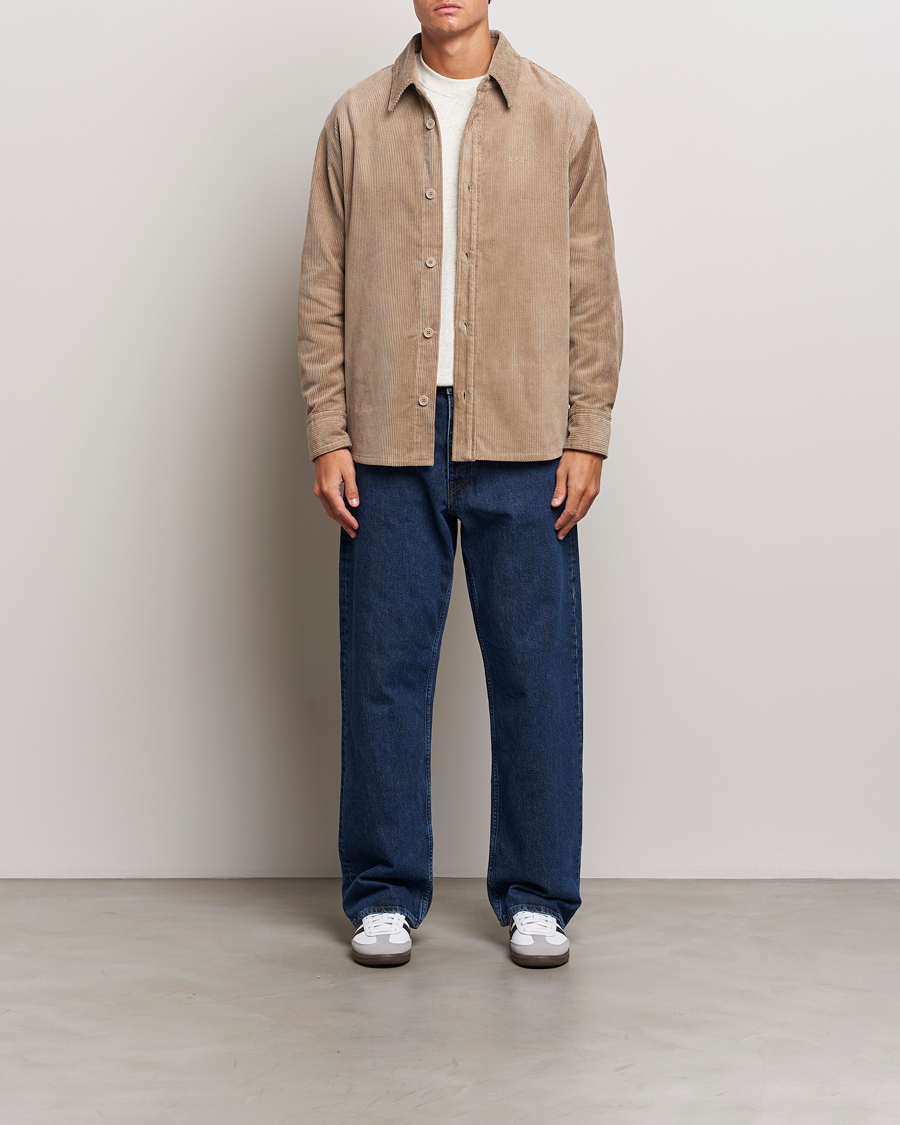 Homme | Chemises | A.P.C. | Bobby Corduroy Overshirt Beige