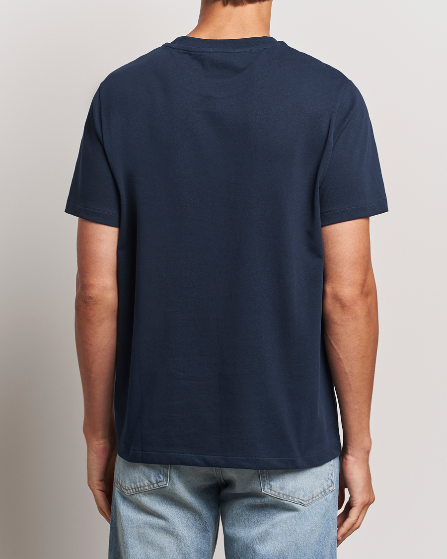 Homme | T-shirts | A.P.C. | Rue Madame T-Shirt Dark Navy/Ecru