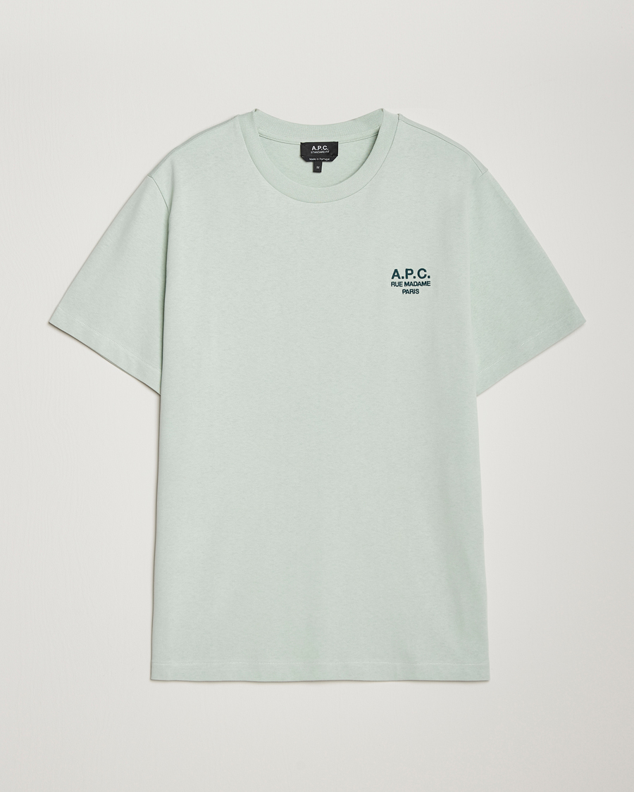 Homme | T-shirts | A.P.C. | Rue Madame T-Shirt Light Green