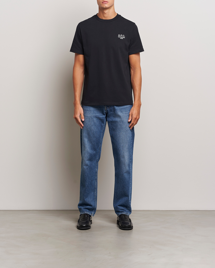 Homme | T-shirts | A.P.C. | Rue Madame T-Shirt Black/White