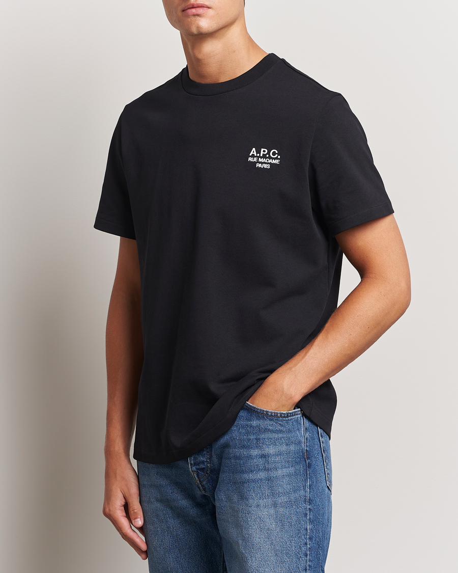 Homme | T-shirts | A.P.C. | Rue Madame T-Shirt Black/White