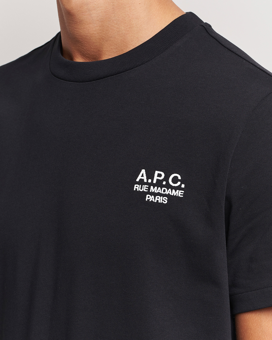Homme | T-shirts | A.P.C. | Rue Madame T-Shirt Black/White