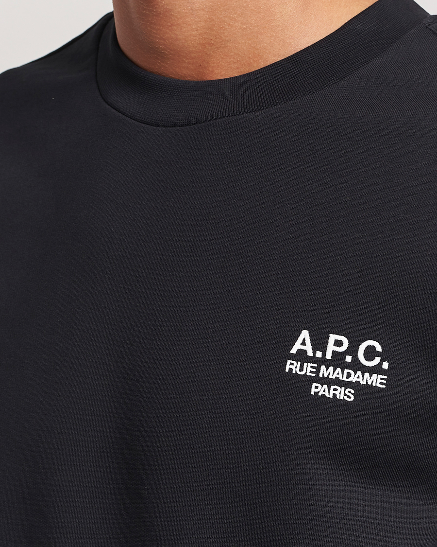 Homme | Pulls Et Tricots | A.P.C. | Rue Madame Sweatshirt Black/White