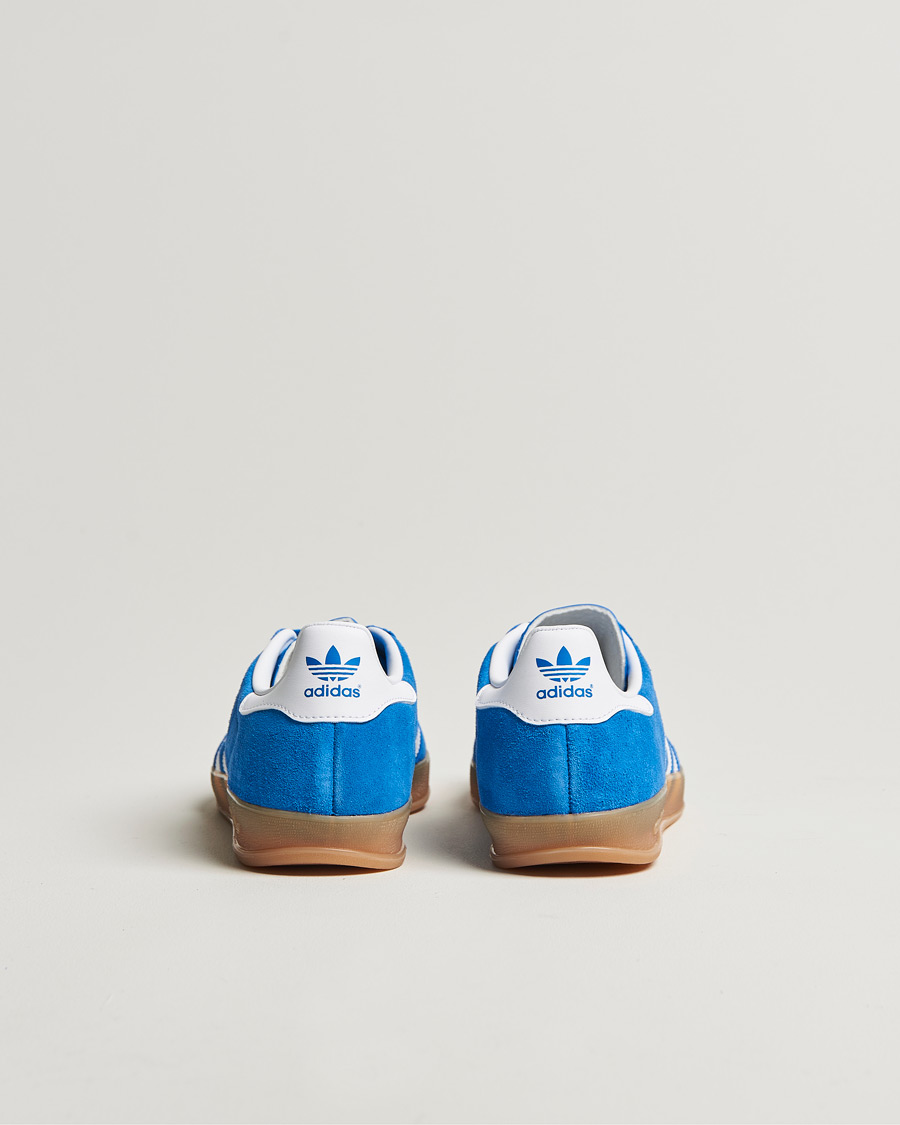 Homme | adidas Originals Gazelle Indoor Sneaker Blue/White | adidas Originals | Gazelle Indoor Sneaker Blue/White