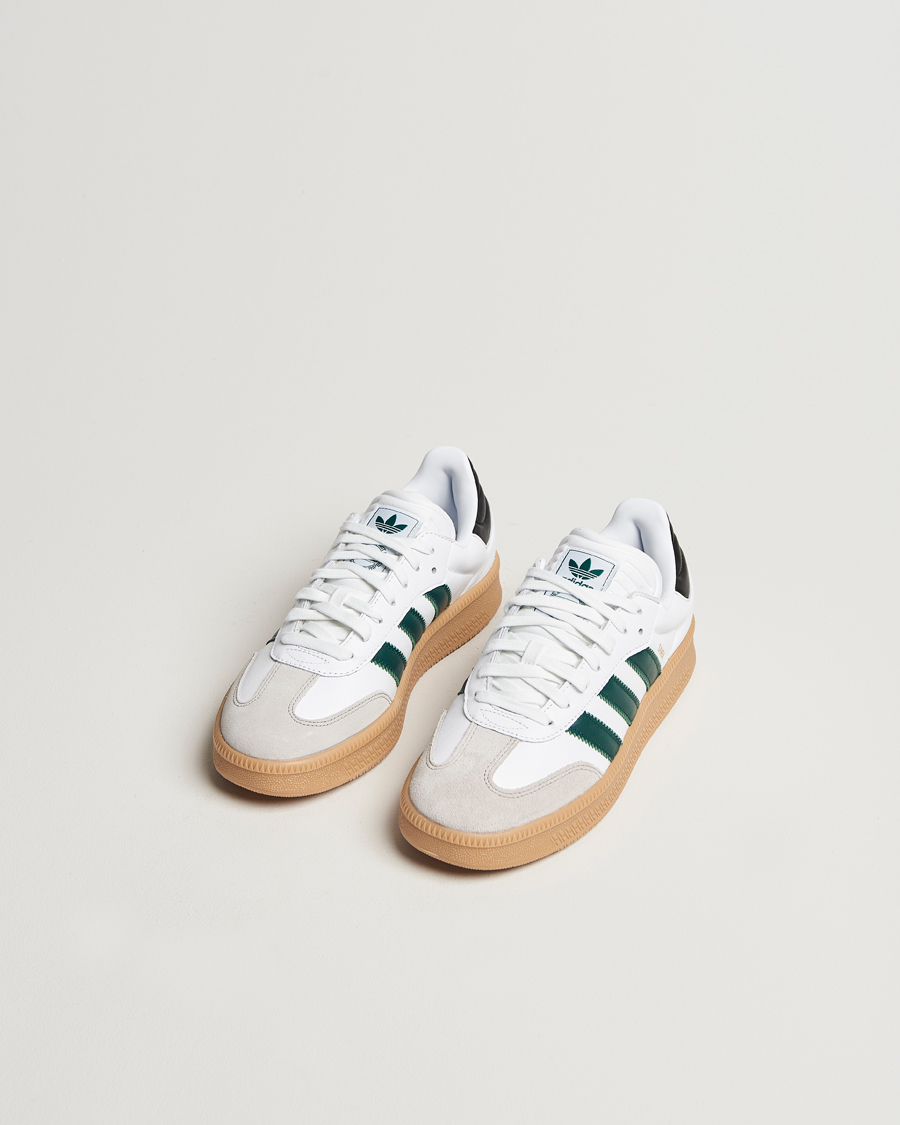 Homme | adidas Originals Samba XLG Sneaker White/Green | adidas Originals | Samba XLG Sneaker White/Green