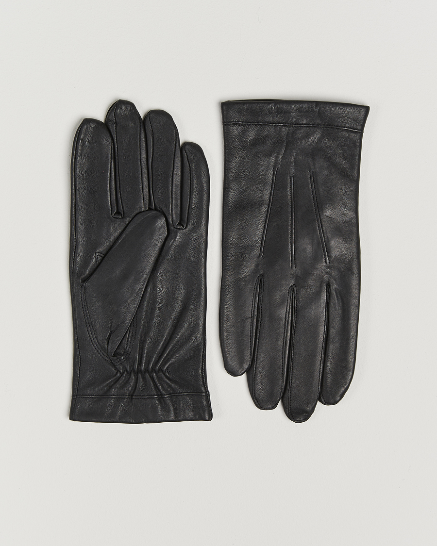 Homme | Gants | Amanda Christensen | Lined Leather Gloves Black