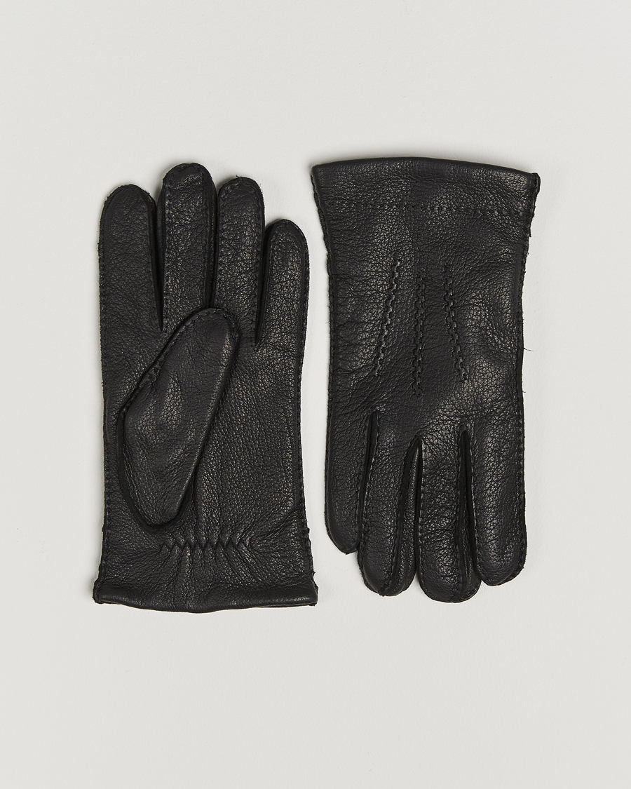 Homme | Gants | Amanda Christensen | Lined Deerskin Gloves Black