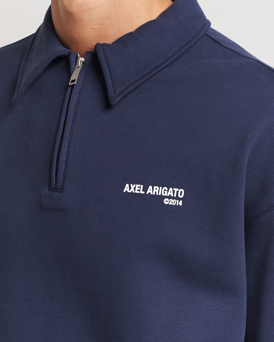 Homme | Pulls Et Tricots | Axel Arigato | Remi Half Zip Sweater Navy