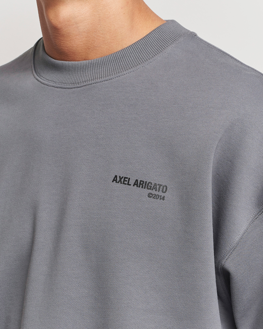 Homme | Pulls Et Tricots | Axel Arigato | Spade Sweatshirt Washed Steel