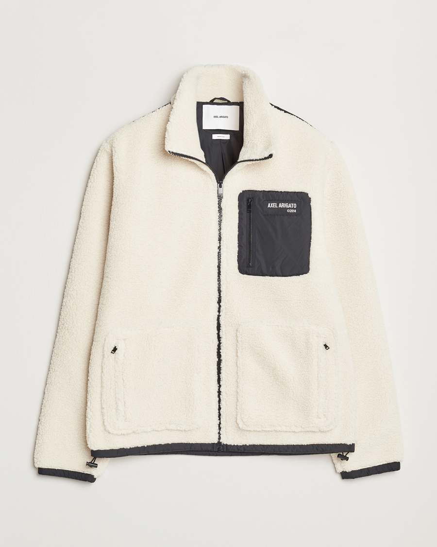Homme | Pulls Et Tricots | Axel Arigato | Billie Fleece Jacket Ecru
