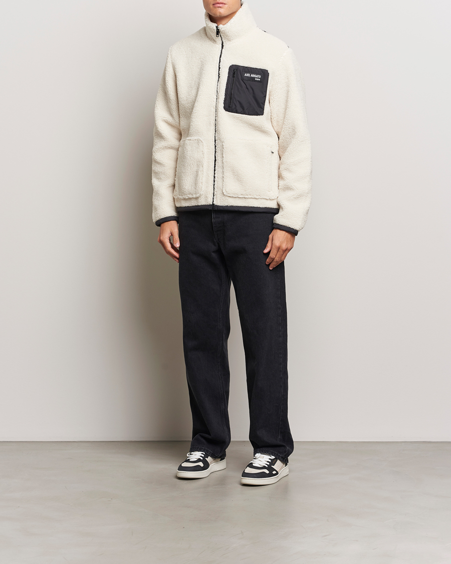 Homme | Pulls Et Tricots | Axel Arigato | Billie Fleece Jacket Ecru