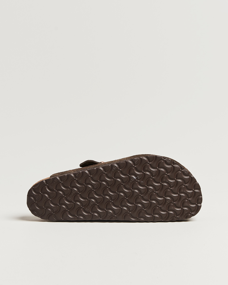 Homme | Sandales Et Mules | BIRKENSTOCK | Boston Soft Footbed Mocca Suede
