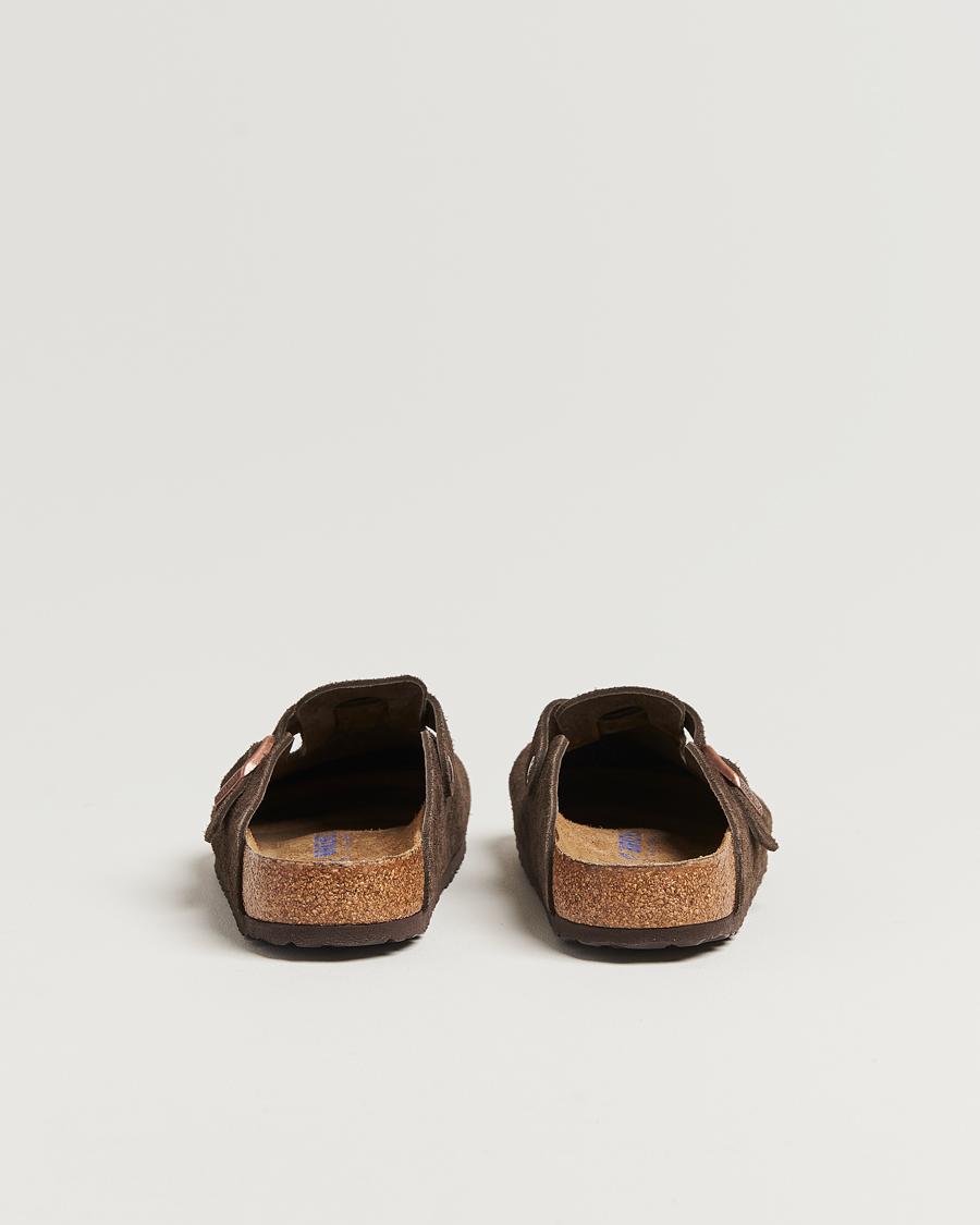 Homme | Sandales Et Mules | BIRKENSTOCK | Boston Soft Footbed Mocca Suede