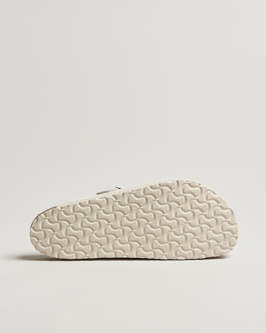 Homme | BIRKENSTOCK Boston Classic Footbed Antique White Suede | BIRKENSTOCK | Boston Classic Footbed Antique White Suede