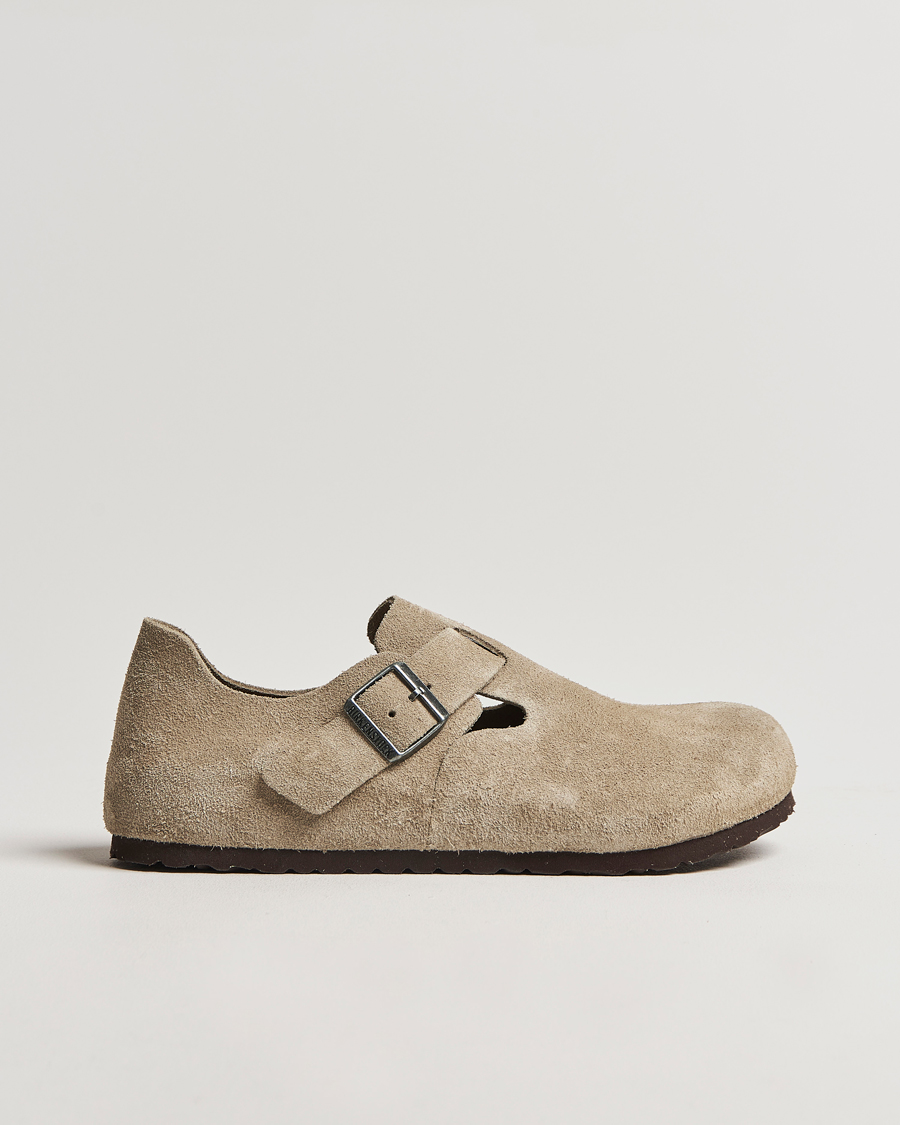 Homme | Sandales Et Mules | BIRKENSTOCK | London Suede Leather Taupe