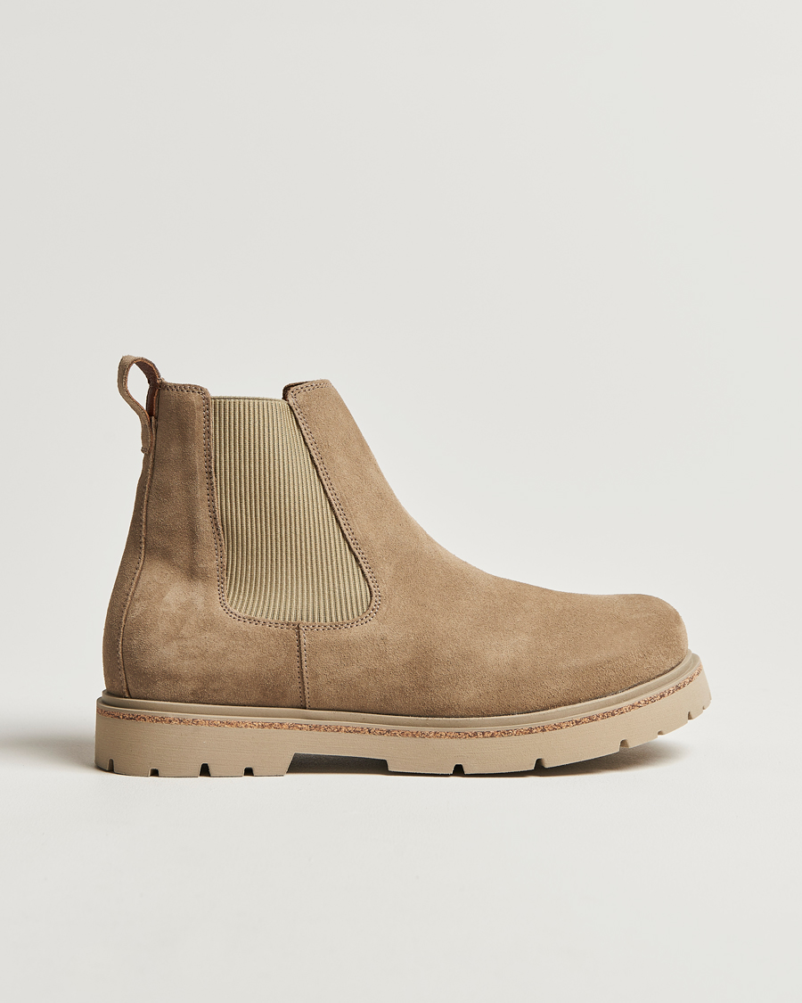 Homme | BIRKENSTOCK Highwood Chelsea Boot Beige Suede | BIRKENSTOCK | Highwood Chelsea Boot Beige Suede